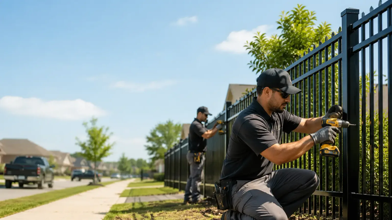 Metal Fence Installation in Hodgen, OK